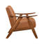 Fauteuil club Indy, similicuir, bois massif-114018749