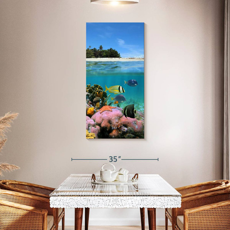 Nicaraguayen Sea Life, H 48 po x l 24 po