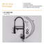 19" Single Handle Kitchen Faucet-124456895