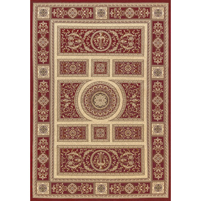 Tapis de zone rouge oriental Mesrob