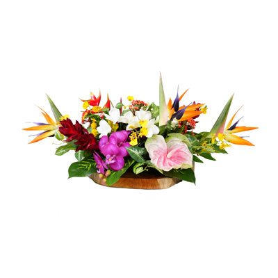 Faux Floral in Pot