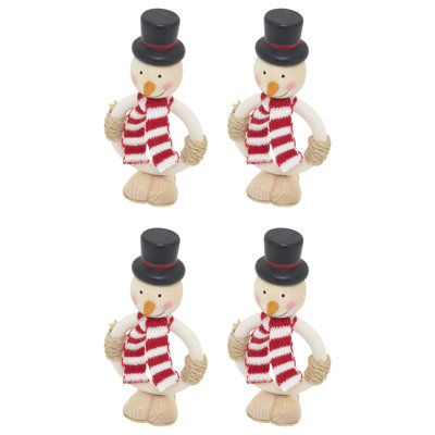 Frosty Smiles Snowman Napkin Ring (Set of 4)