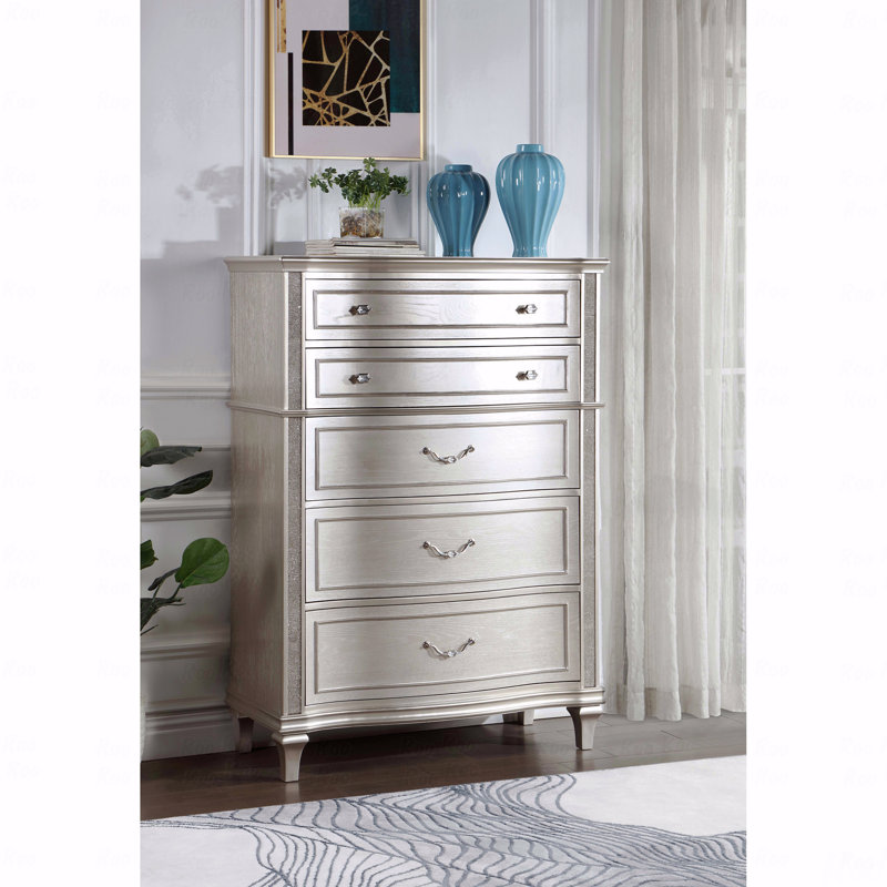 Commode 5 tiroirs avec tiroir caché
