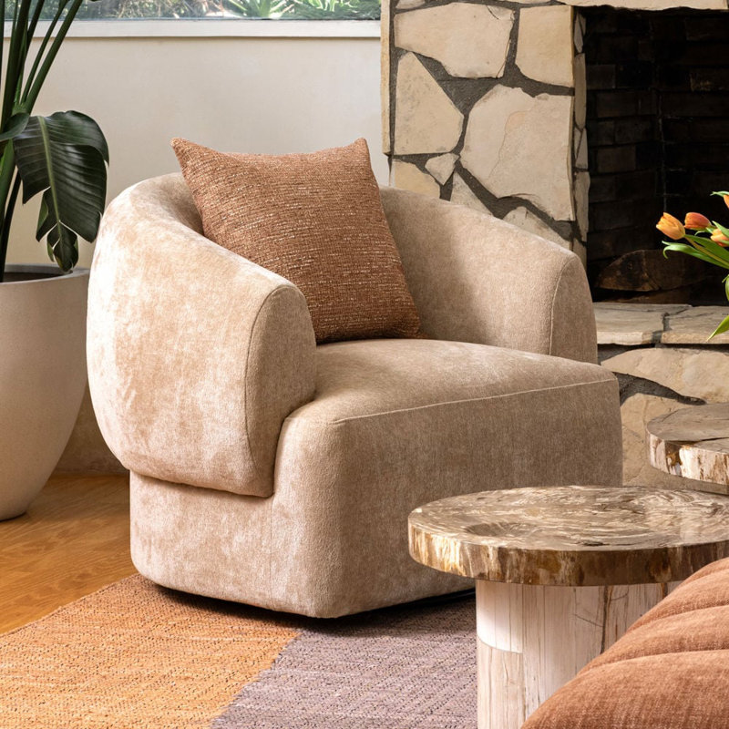 Billie Swivel Chair, Sand