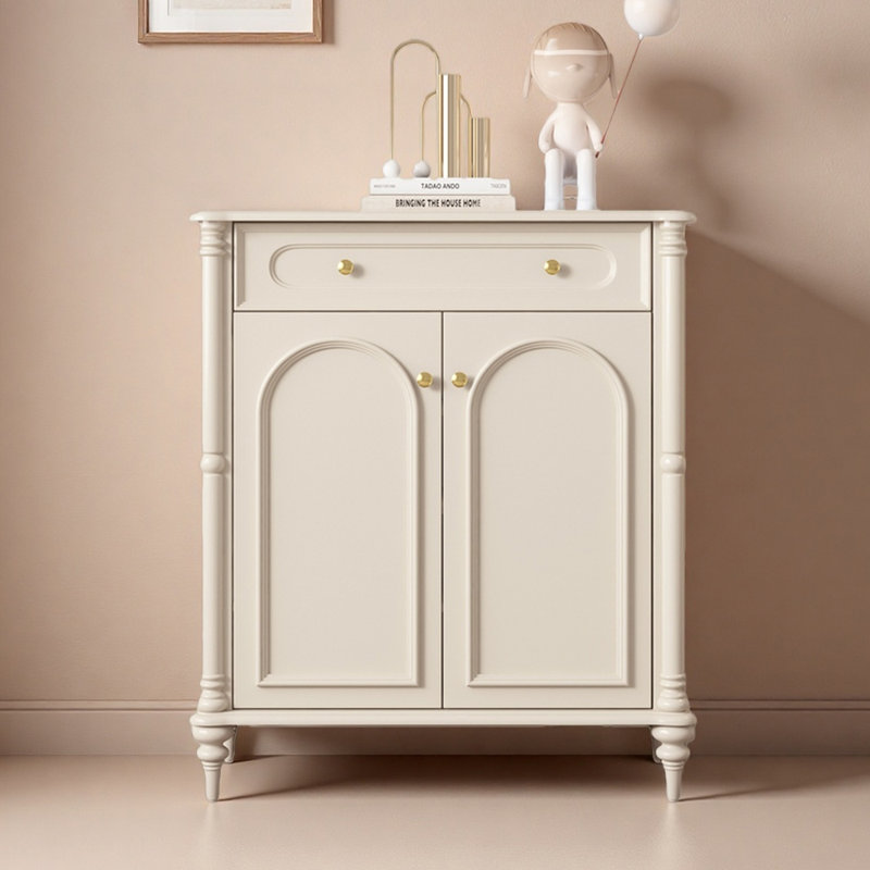 French style furniture storage shoe cabinet