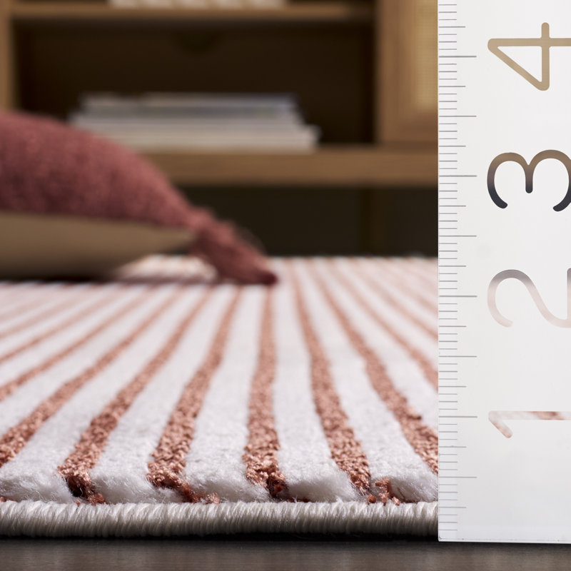 Whisper Performance Striped Indoor Rug, Runner 2'2" x 8'
