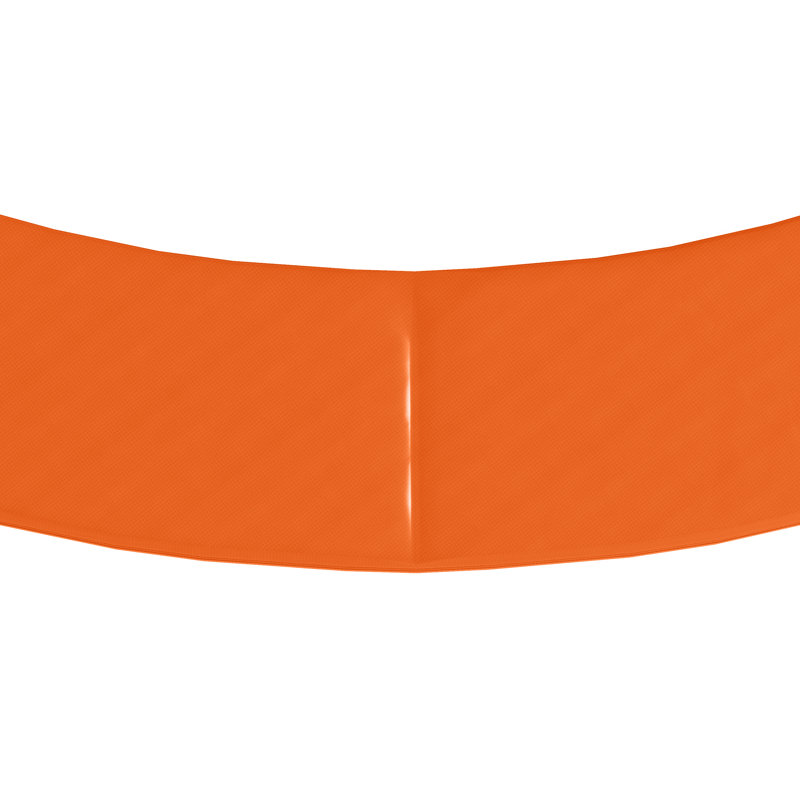 Coussin de bordure pour trampoline, Orange, H 0,6 po x l 168 po x P 168 po