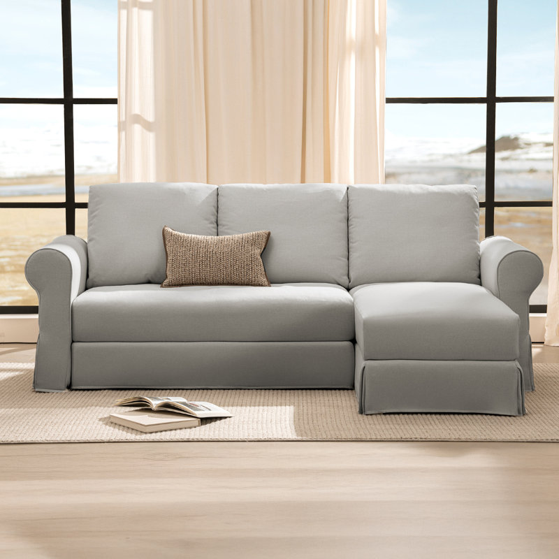 90.6" Wide Reversible Sofa and Chaise