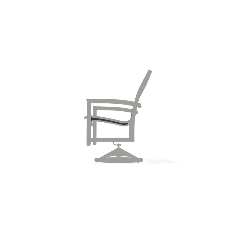Bazza Outdoor Dining Chair, Augustine Denim, Snow