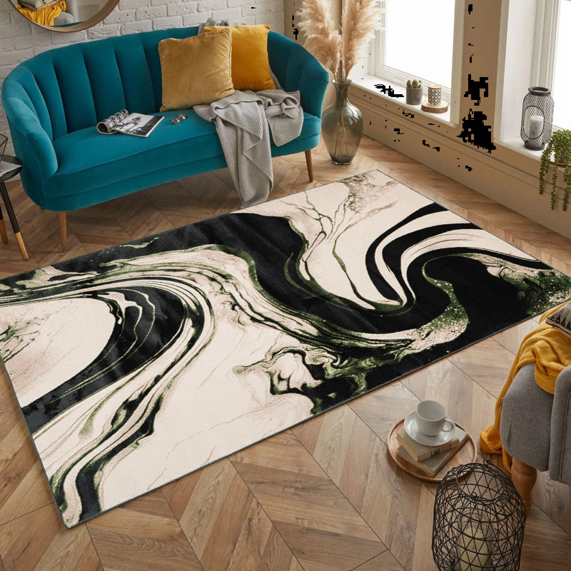 Abstract Area Rug, Rectangle 80 x 150 cm