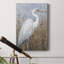 White Heron I - Toile tendue avec châssis de qualité supérieure - prête à être accrochée-211390931