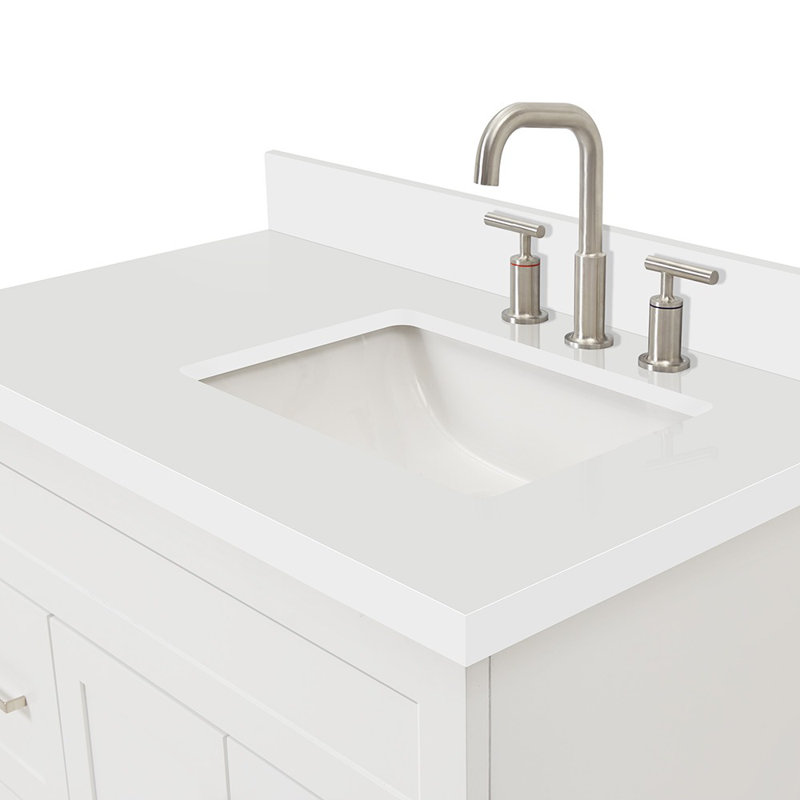 Ensemble de meuble-lavabo simple 37 po Hamlet, Blanc
