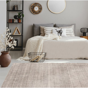SantaAna Handmade Handwoven Wool Gray Area Rug