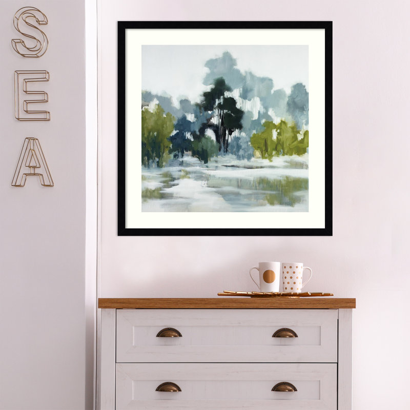 Reflections by Jacqueline Ellens, 33" H x 33" W, Black Framed Paper