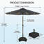 Parasol solaire de marché éclairé à DEL avec base et bouton-poussoir inclinable-1086108518-1096930589