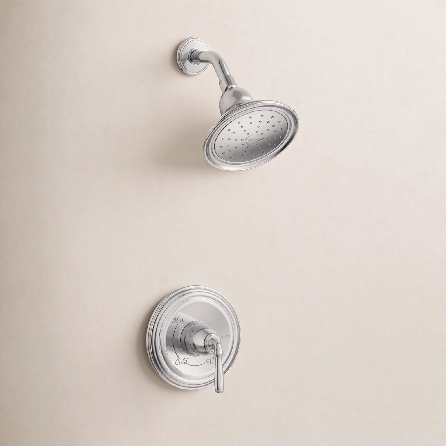Devonshire Rite-Temp 1.75 GPM Shower Faucet, Polished Chrome