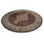 Kasonya Oriental Area Rug in Black