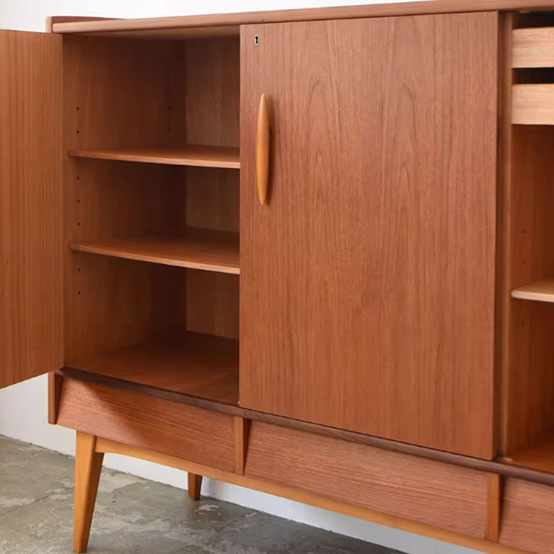 Buffet en bois massif 59,1 po