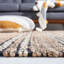 Tapis noir / naturel beige tissé à plat Giannopoulos-862817352