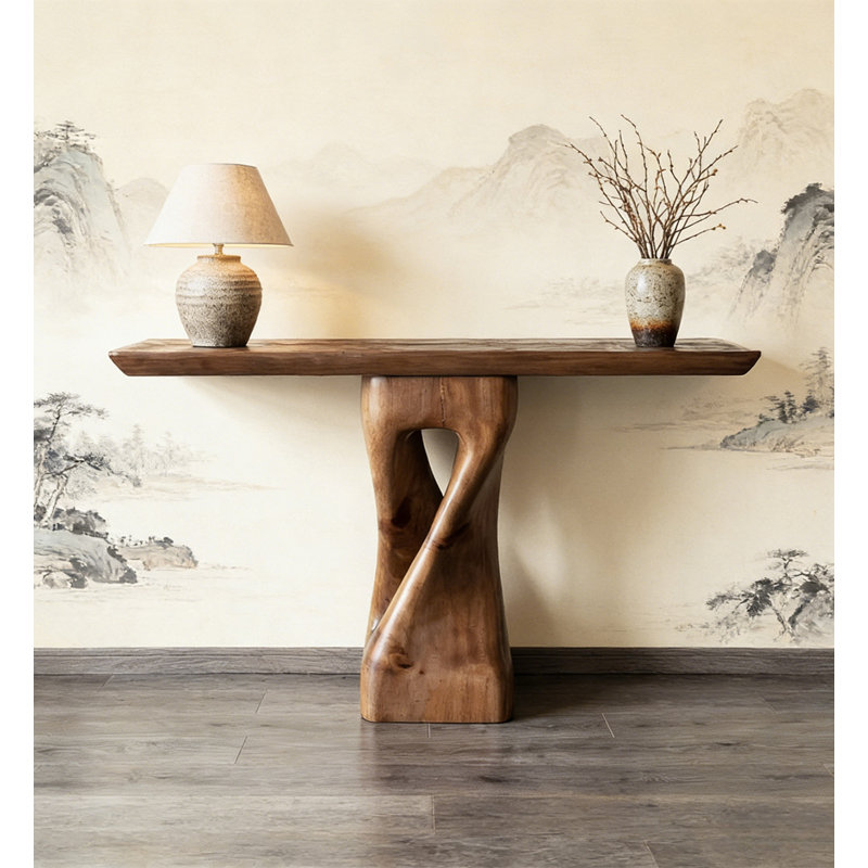 Console Sculptural, H 29,5 po x l 39,4 po x P 13,8 po