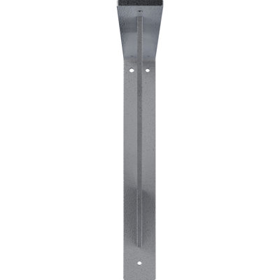 2"W x 14"D x 14"H Traditional Steel Bracket, Hammered Light Blue