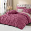  Luxurious Microfiber Pintuck Design Duvet Cover With Pillowcases -123432749-123432743