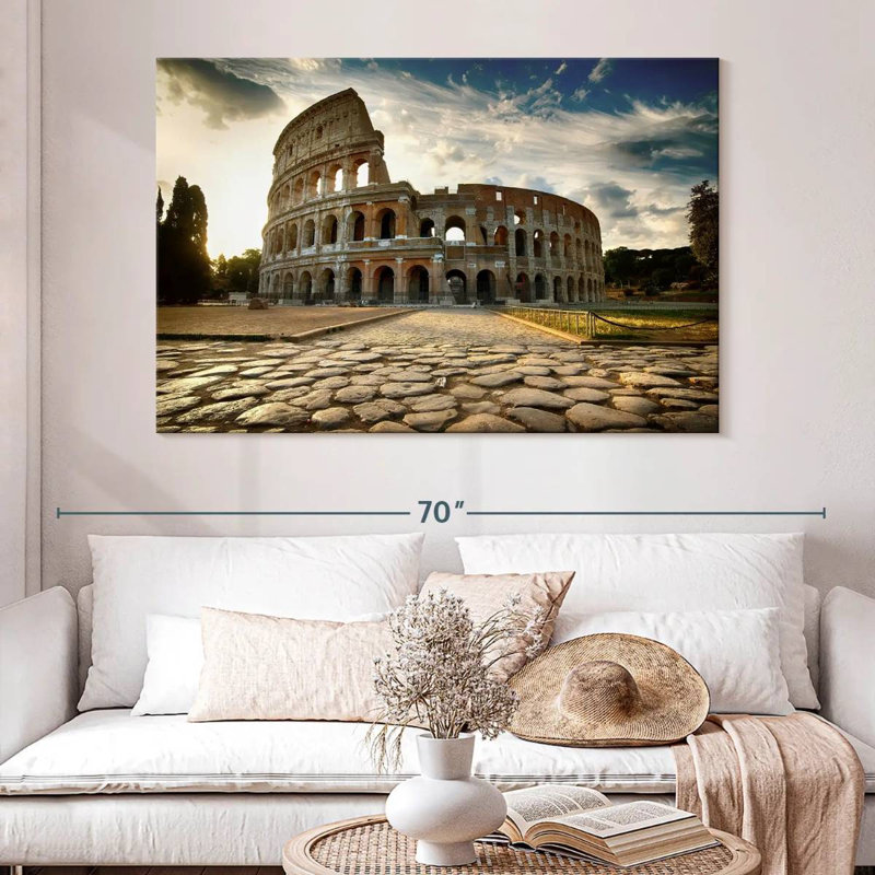 Nicci Dawn Over Colosseum, H 34 po x l 51 po