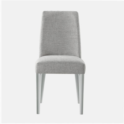 Chaise Taylor avec pieds gris et tissu gris