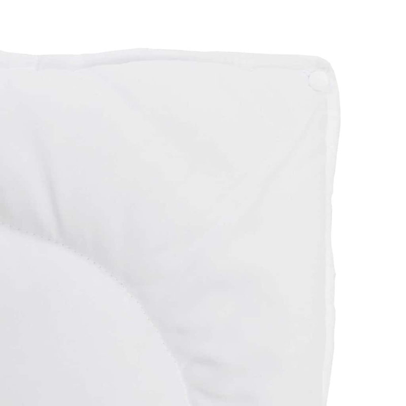 Duvet Set With Pillow 3 Pcs White Microfiber, 260 x 220 cm