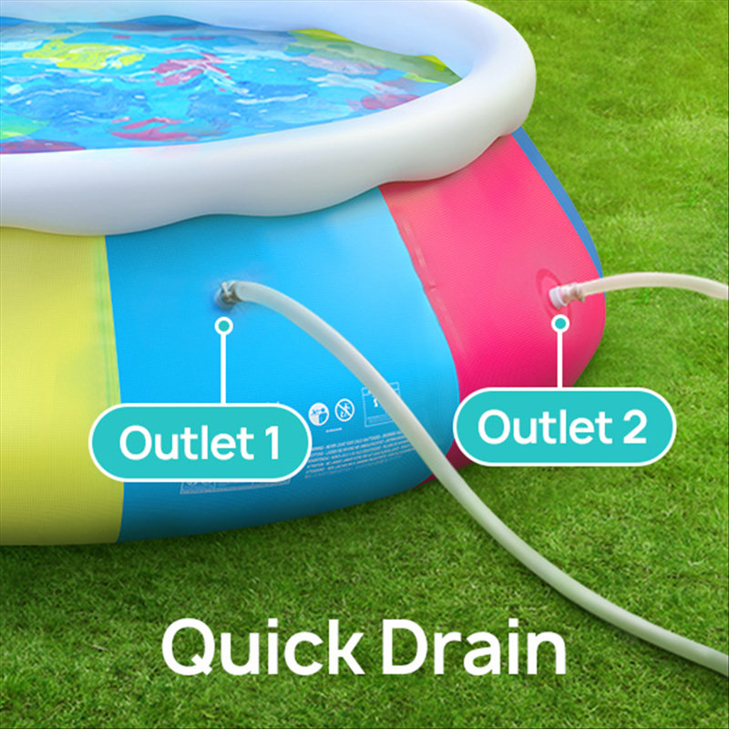 Piscine gonflable en PVC EVA JOY 2,5 pi x 10 pi