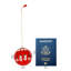 3.3'' Porcelain Ball Ornament