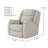 Hercules 41" Wide Genuine Leather Power Power Headrest Wall Recliner-872178919