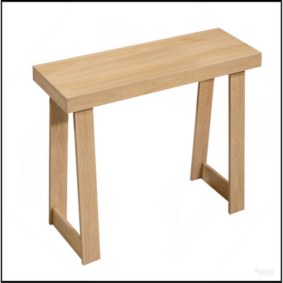 Console de 36 po, bureau moderne derrière le canapé, bureau d'entrée rectangulaire en bois, support d'appoint pour canapé long et étroit, idéal pour le couloir, la chambre à coucher, le salon, le vestibule, l'assemblage facile, Burlywood