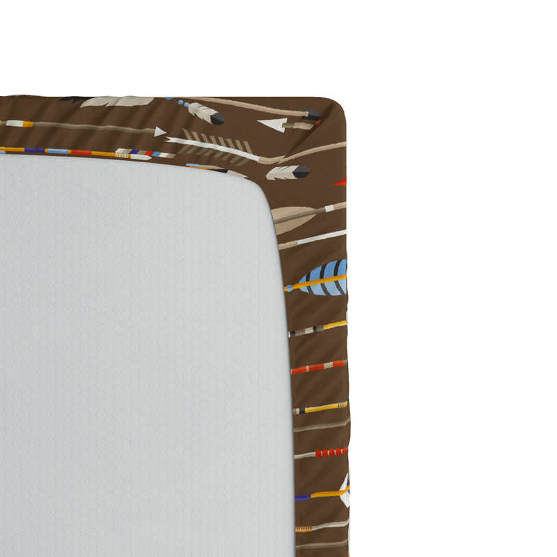 Tribal Microfiber Fitted Sheet, Full Fitted Sheet