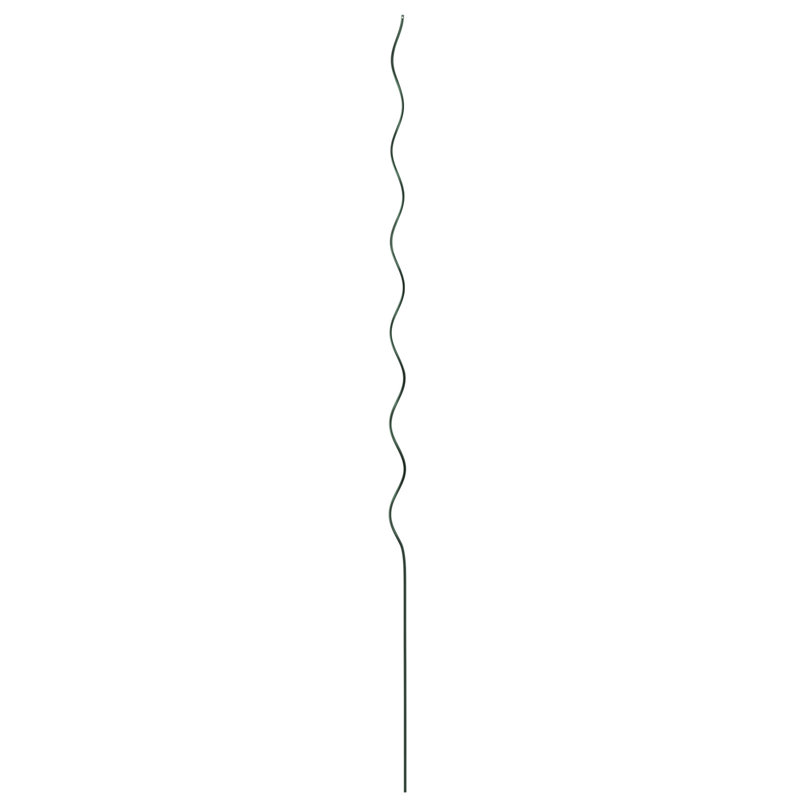 Spiral Plant Support Green Steel Tall Durable, 0.6cm H x 150cm W x 0.6cm D, Green