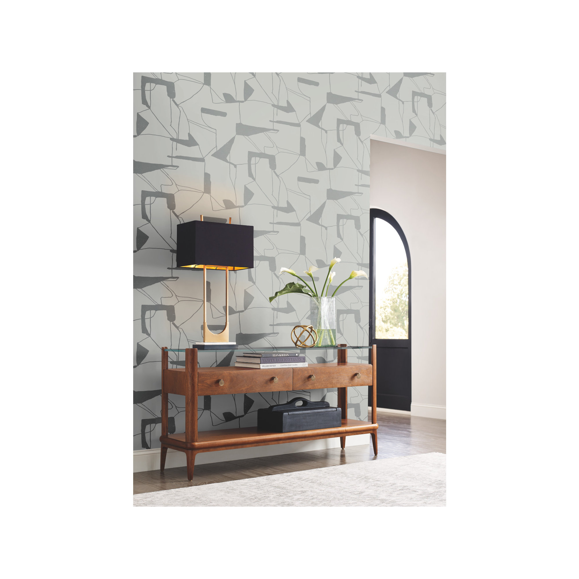 Alza Abstract Roll, Gray