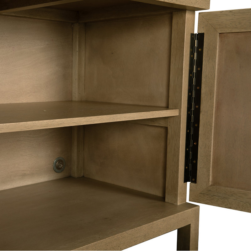Quadrant 4 Door Sideboard, Washed Walnut