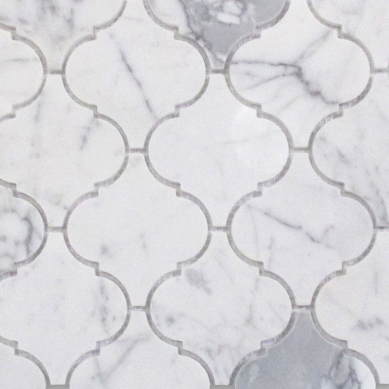 Carreau de mosaïque en marbre 12 po x 11 po