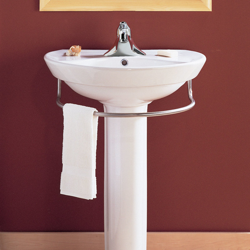 American Standard Ravenna 20'' U-Shaped Bathroom Sink, White, Single Hole