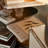 Spiral shape rotating bookcase-112356063