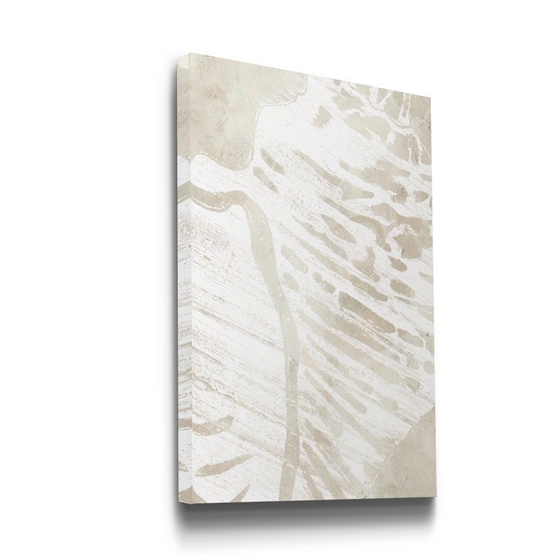 Lin silhouette tropicale III-impression sur toile, H 48 po x l 32 po x P 1 po