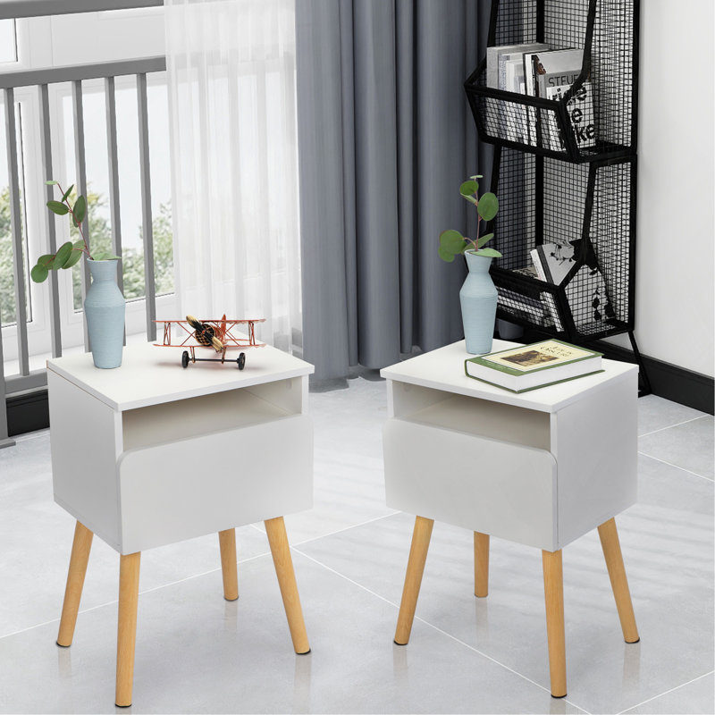 2-Piece Modern Bedside Table