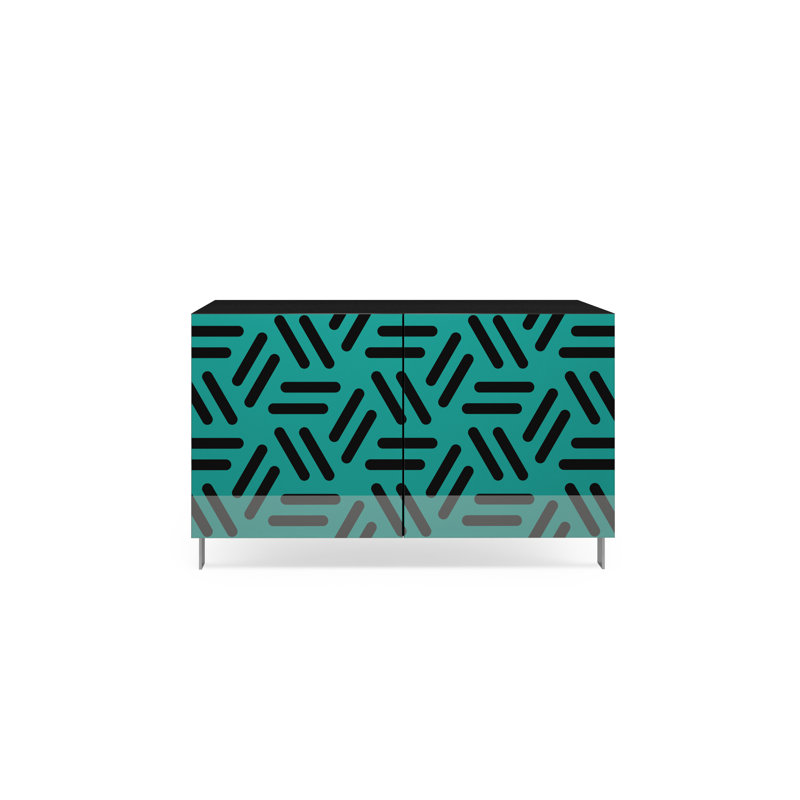 Harlym 2 - Door Standard Accent Cabinet, Green