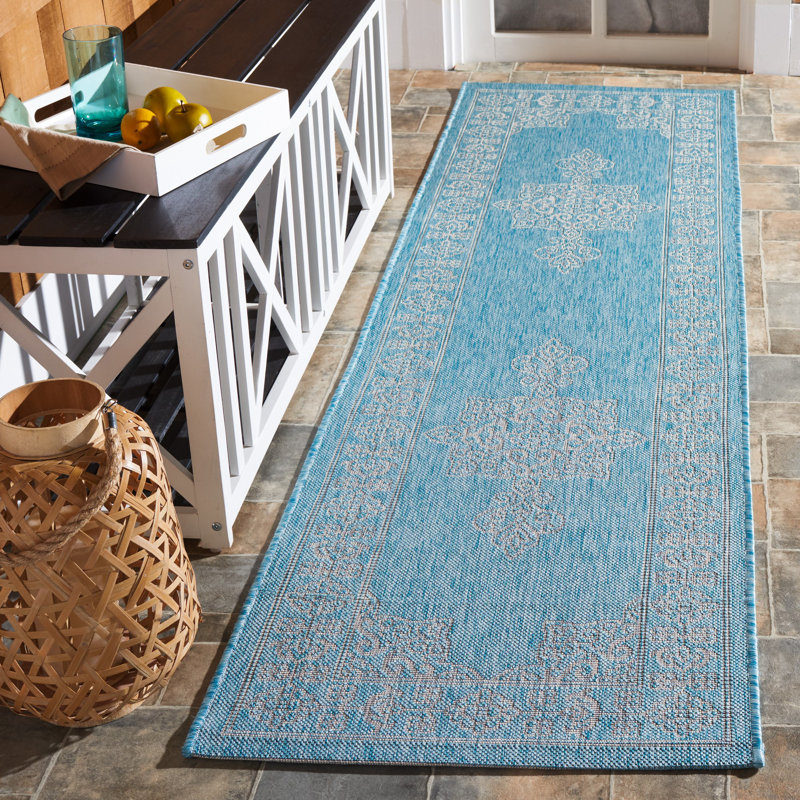 Tapis d'intérieur / extérieur performance Amedee, Tapis de couloir 2 pi 3 po x 8 pi