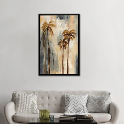 « palm trees i », reproduction d’impression sur toile tendue