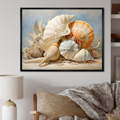 Collage de coquillages contemporains