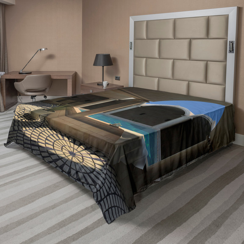Drap Ambesonne, Drap plat de taille de lit double