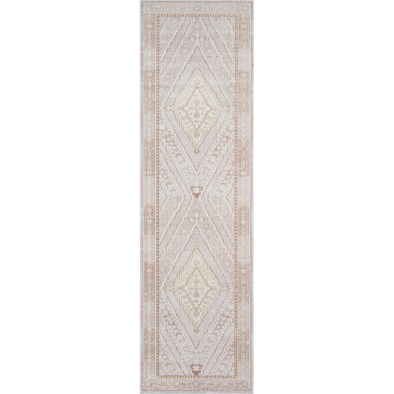 Tapis gris Vierzon, Tapis de couloir 2 pi 3 po x 8 pi