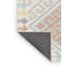 Tapis contemporaine jaune/brun/gris-765725946