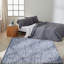 Tapis bleu en coton tissé à la machine-87055268